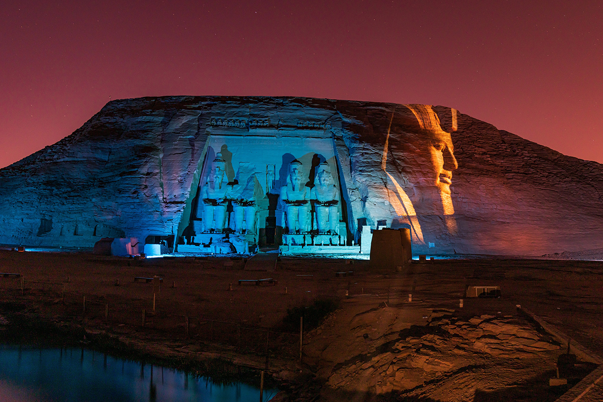 阿布辛貝聲光秀