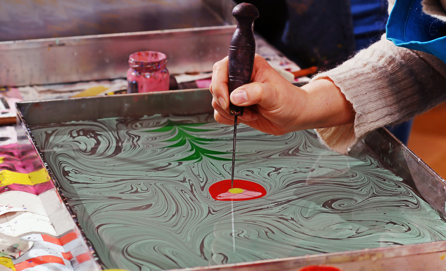 土耳其大理石浮水畫體驗
